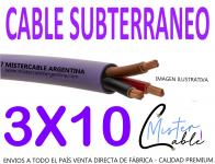 Cable Subterrneo 3x10 mm-Fabrica de cables